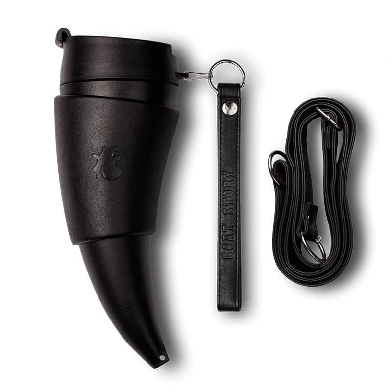 Goat Mug Kunstleder Schwarz 470 Ml