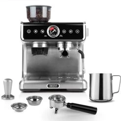 Espresso Grind Profession Edelstahl Schwarz -Kaffee Verkäufe 105202 105202 beem espresso grind profession edelstahl pluszuebehoer