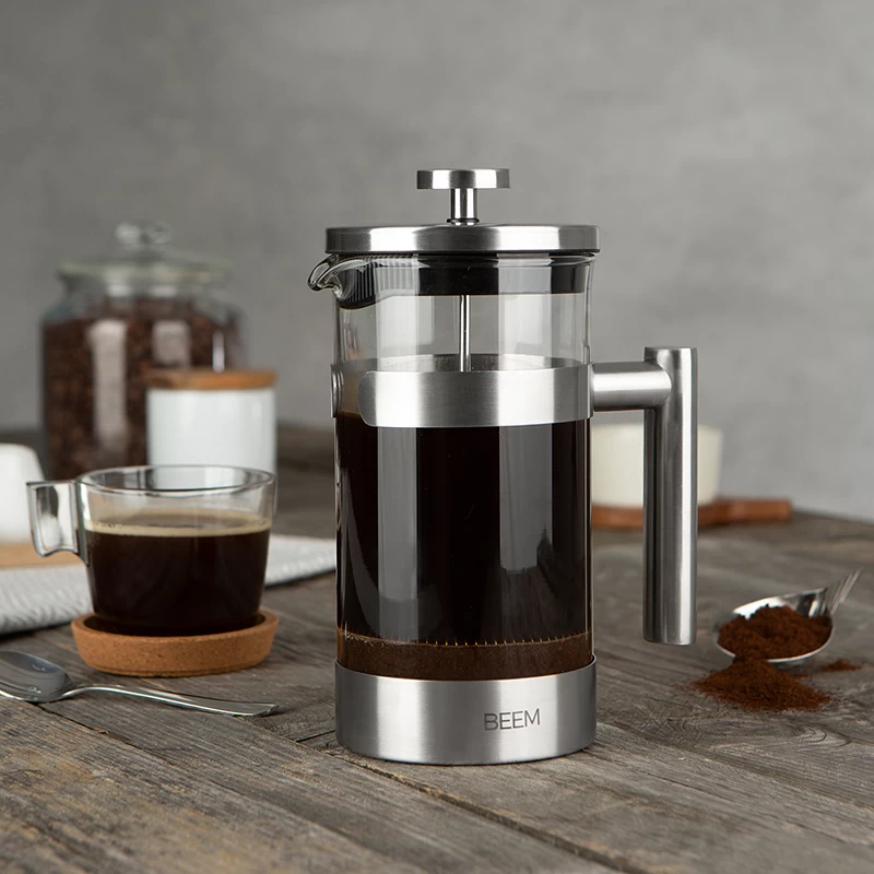 French Press 1000 Ml Edelstahl 5 French Press 1000 Ml Edelstahl – Bild 3