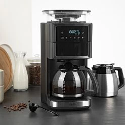 Fresh-Aroma-Perfect III Duo Edelstahl Schwarz -Kaffee Verkäufe 105212 105212 beem fresh aroma perfect iii duo edelstahl schwarz inderkueche