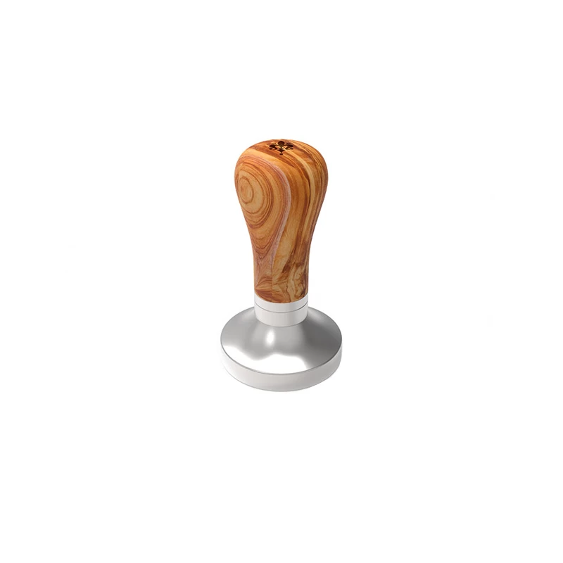Eureka Tamper Höhenverstellbar Olivenholz 58 Mm 3 Eureka Tamper Höhenverstellbar Olivenholz 58 Mm